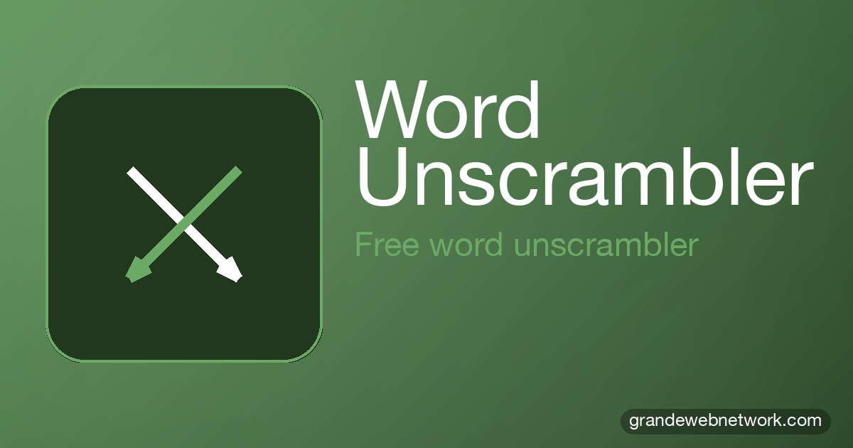 Word Solution Word Unscrambler — Find Words from Scrambled Letters | Word-Unscrambler.net